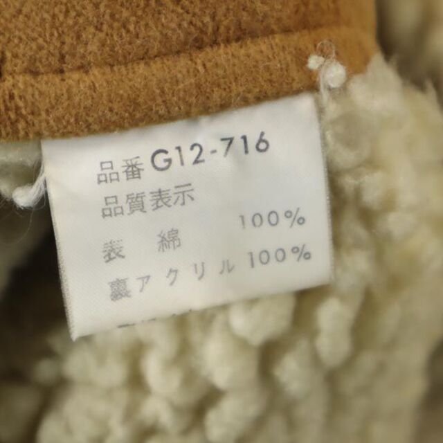 McGREGOR - マックレガー ムートン風 コットン コート M キャメル