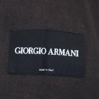 ジョルジオアルマーニ イタリア製 ヴァージンウール100％ テーラードジャケット 40 ブラック GIORGIO ARMANI ブレザー メンズ   【231010】