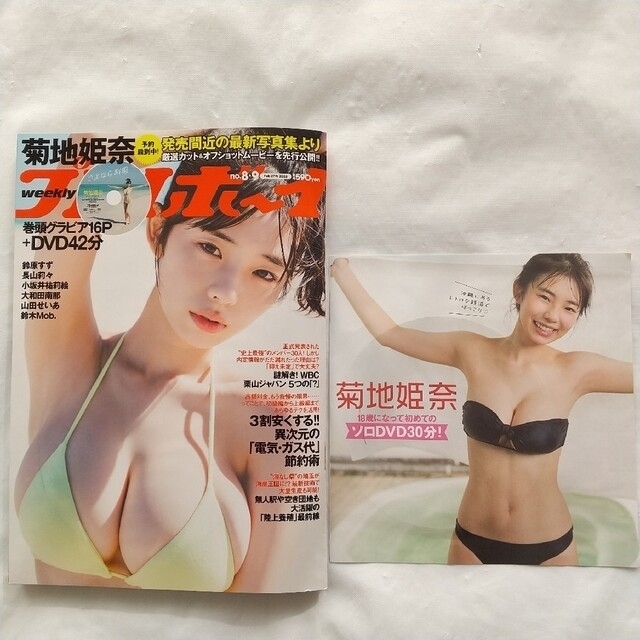 菊地姫奈 写真集 はばたき moment FRIDAY 週刊プレイボーイ DVD aten