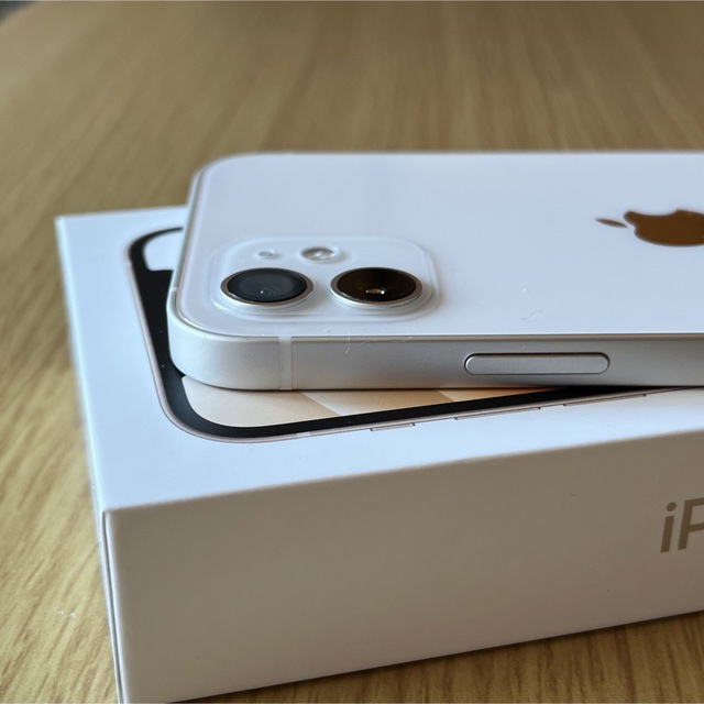 iPhone12 128GB ホワイト SIMフリー 美品 バッテリー100% iPhone12 128GB ホワイト SIMフリー 美品 バッテリー100%