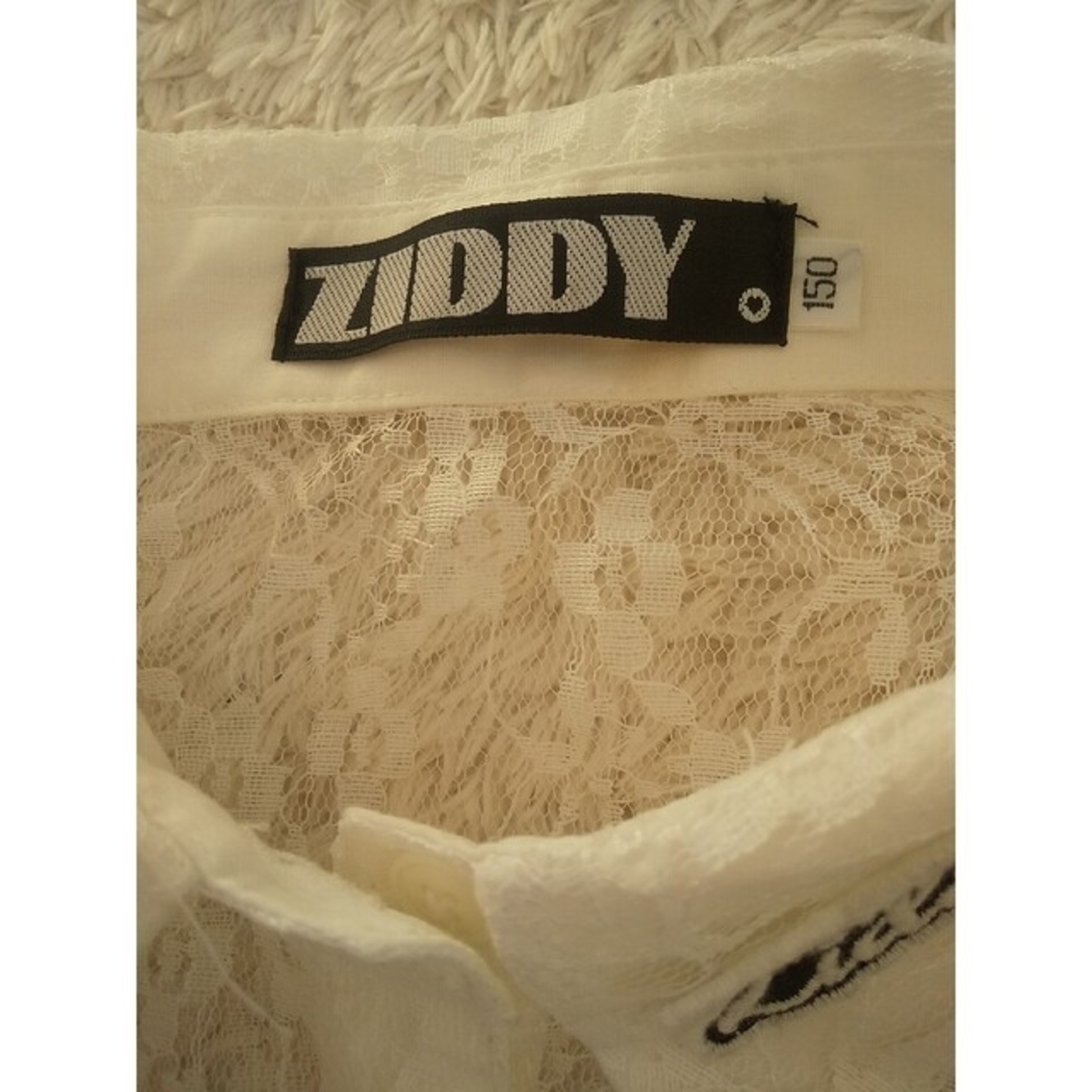 ZIDDY(ジディー)のZIDDY ジディー レースシャツ ホワイト 150cm キッズ/ベビー/マタニティのキッズ服女の子用(90cm~)(ブラウス)の商品写真