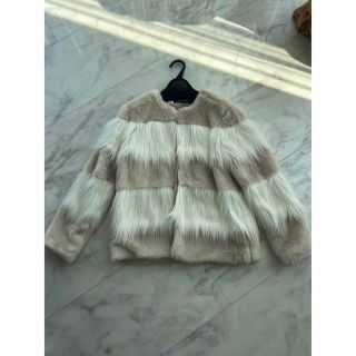ザラ ファーコート(レディース)(ベージュ系)の通販 100点以上 | ZARA