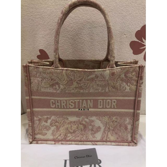 正規通販 Dior ディオール ブックトート スモール ピンク Dior