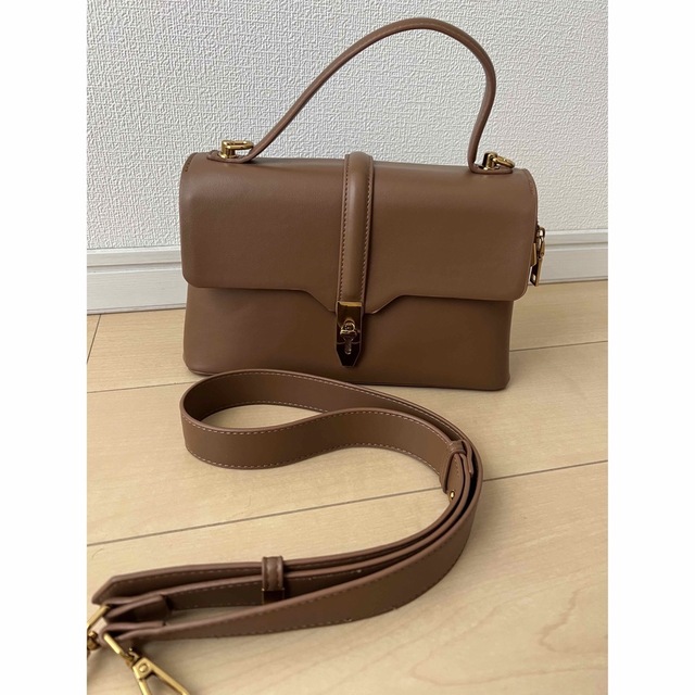 basement online 2wayシンプルバッグ ブラウン
