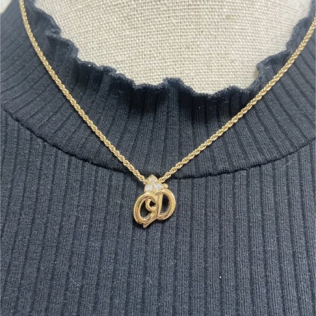 極美品!dior CDネックレス ゴールド ビンテージ 金色 - 2