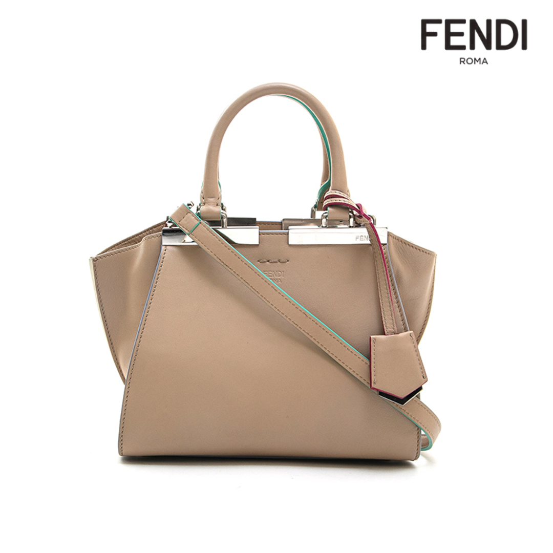 フェンディ FENDI プチ トロワジュール 2WAY ハンドバッグ