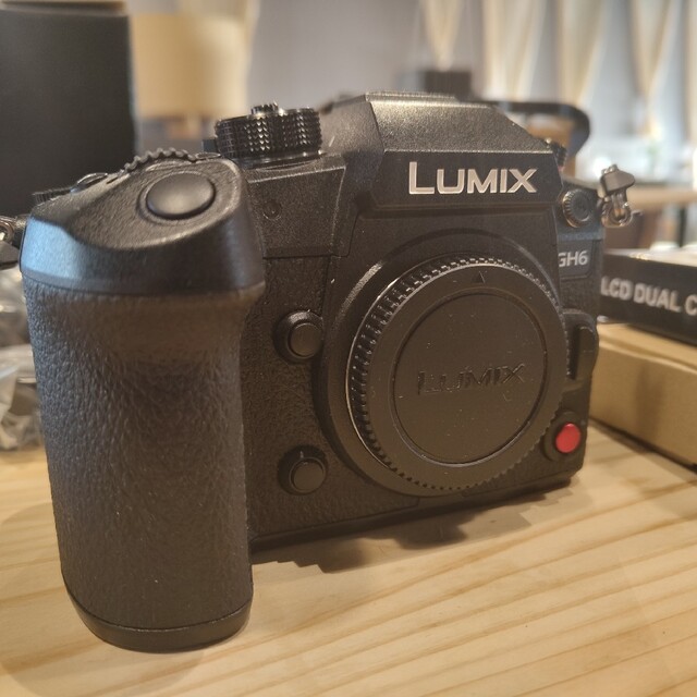 アイボリー×レッド gh5s リグ バッテリーグリップ 処分価格 - デジタル
