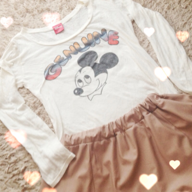 LDS(エルディーエス)のLDS♡ミッキー tee(｡･ω･｡)♡ レディースのトップス(Tシャツ(長袖/七分))の商品写真