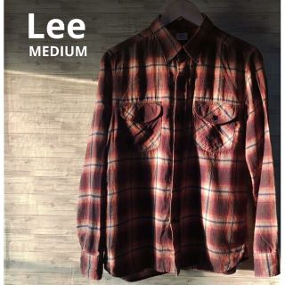 美品 ほぼ 未使用 未着用 Lee リー チェック ワークシャツ XL ゆるダボ