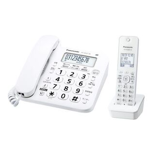 パナソニック(Panasonic)のパナソニック コードレス電話機 (子機1台付き) VE-GD27DL-W(その他)