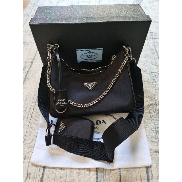 PRADA プラダ Re-Edition 2005 ナイロン ショルダーバッグ www PRADA プラダ Re-Edition 2005 ナイロン ショルダーバッグ www