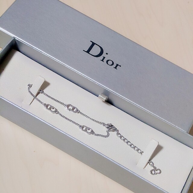 [USED/]Christian Dior クリスチャンディオール ブレスレット ロゴ ゴールド 喜平チェーン  tdc-001600-4d
