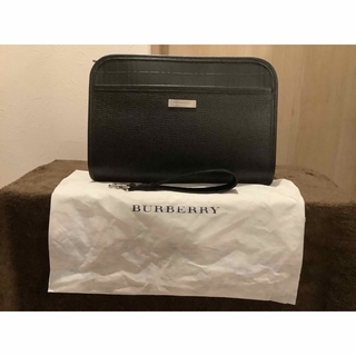 【極美品】BURBERRY セカンドバッグ サフィアーノレザー フェミニスト 黒 ビジネスバッグ セールスショップ