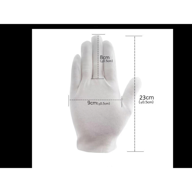 新品未使用　白手袋ホワイトグローブ　WHITE GLOVES  (残り6) メンズのファッション小物(手袋)の商品写真