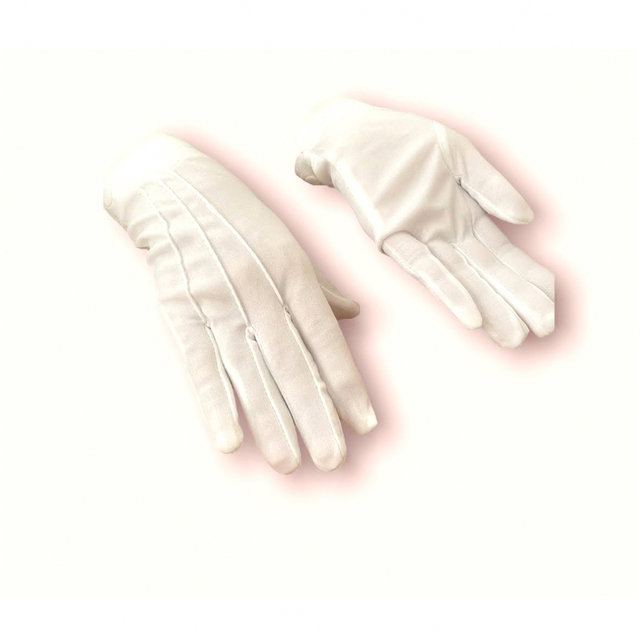 新品未使用　白手袋ホワイトグローブ　WHITE GLOVES  (残り6) メンズのファッション小物(手袋)の商品写真