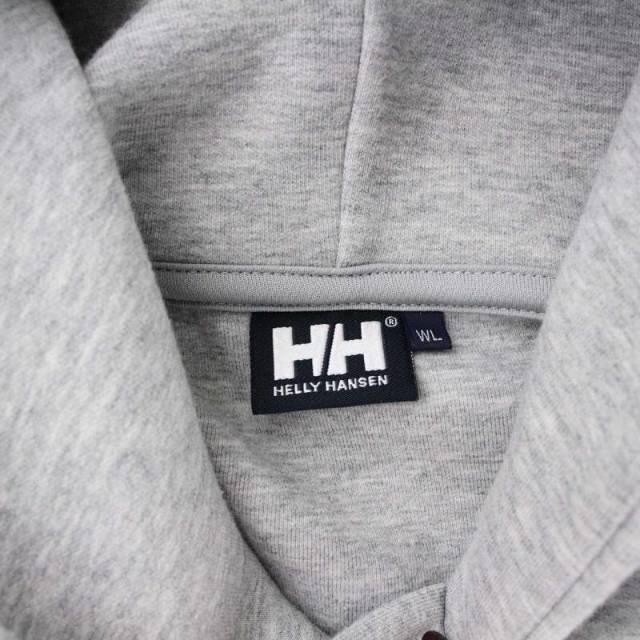 HELLY HANSEN(ヘリーハンセン)のHELLY HANSEN フォアマストパーカー ダンボールニット L グレー レディースのトップス(パーカー)の商品写真