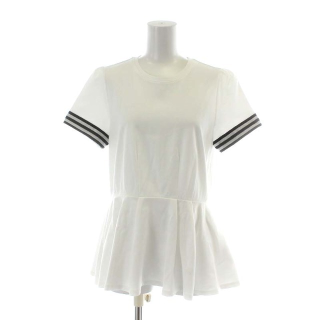 ボーダーズアットバルコニー CORSET TEE カットソー 38 M 白 限定特典