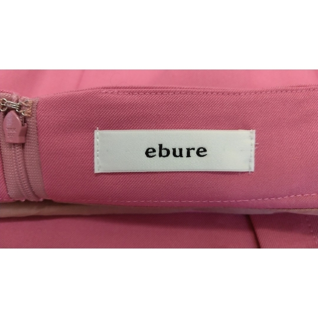 【ebure エブール】ピンク パネルタイトスカート 2