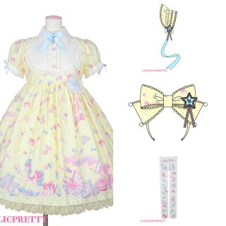 アンジェリックプリティー(Angelic Pretty)のAngelicPrettyDreamyBabyRoom OP BN KC タイツ(ひざ丈ワンピース)