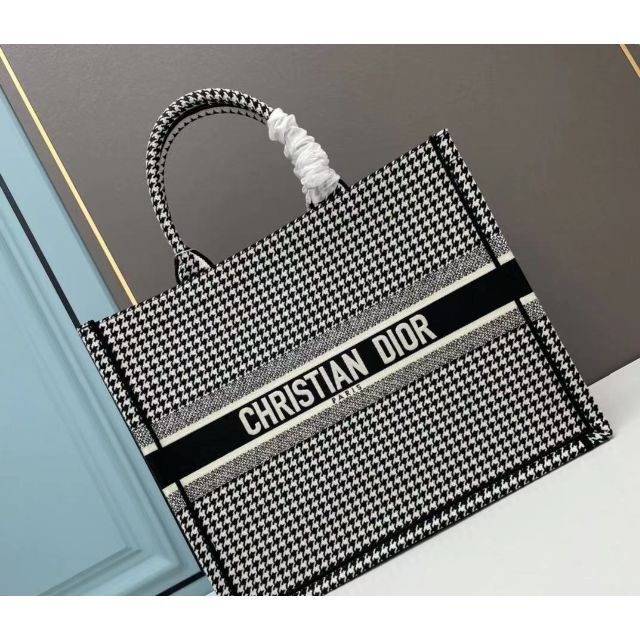最安挑戦! - Dior Christian クリスチャンディオール ラージ 千鳥格子
