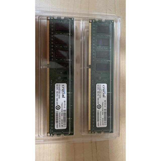 DDR3 メモリ 4GB 4枚セット 中古 最終値下げの通販 by ティラミス's ...