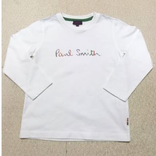 ポールスミス(Paul Smith)のPaul Smith ジュニア 白ロングTシャツ　4aサイズ(Tシャツ/カットソー)