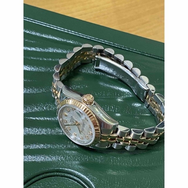 ROLEX(ロレックス)のロレックス179171シェルPGダイヤ　デイトジャスト　ローズゴールド レディースのファッション小物(腕時計)の商品写真