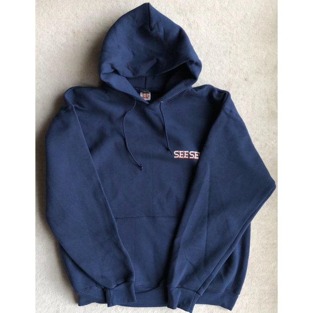 see see fruits hoodie navy L