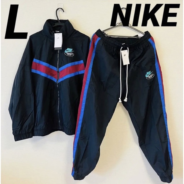 XL 新品 NIKE ナイキ ウーブン ナイロン 上下セット 撥水