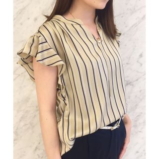 ラウンジドレス(Loungedress)のラウンジドレス　バックスリットスキッパーシャツ(シャツ/ブラウス(半袖/袖なし))