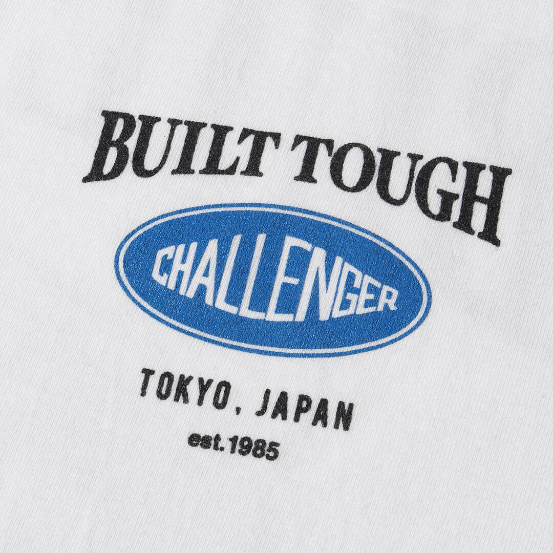 CHALLENGER チャレンジャー Tシャツ オーバルロゴ ロングスリーブ クルーネックTシャツ CHALLENGER L/S OVAL LOGO  TEE 19SS ホワイト 白 M トップス カットソー 長袖 【メンズ】【中古】