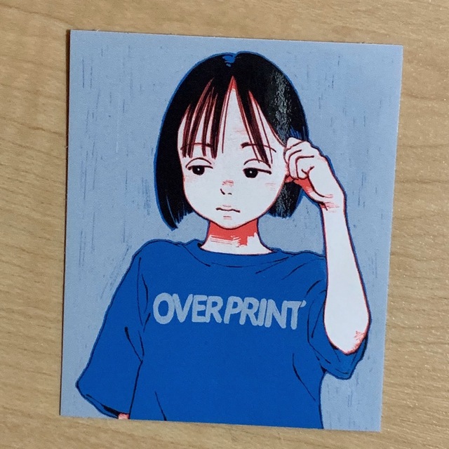 overprint BOOTLEG LS Tee (blue)の通販 by sora |ラクマ