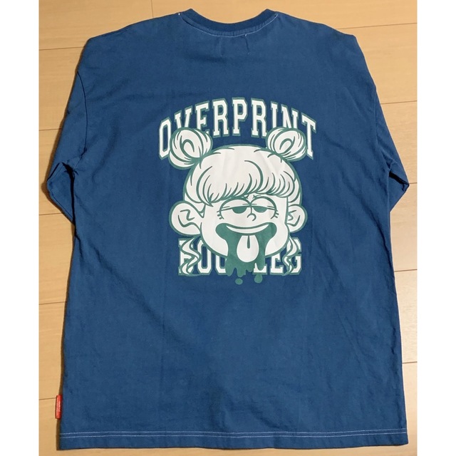 overprint BOOTLEG LS Tee (blue)の通販 by sora |ラクマ