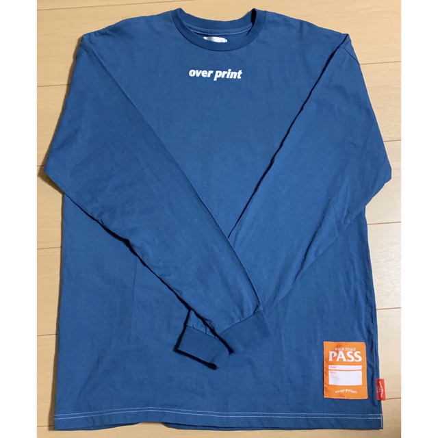 overprint BOOTLEG LS Tee (blue)の通販 by sora |ラクマ