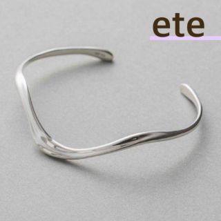 ete - 【ete】 バングル ウォーターフロー シルバーの通販 by