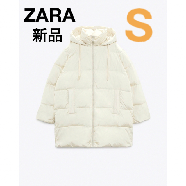 ZARA(ザラ)のZARA✳︎新品✳︎WATER AND WIND PROTECTION フード レディースのジャケット/アウター(ダウンコート)の商品写真