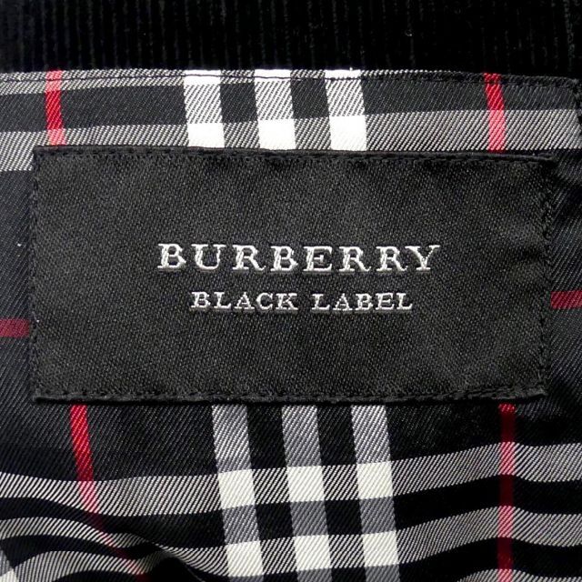 BURBERRY BLACK LABEL(バーバリーブラックレーベル)のテーラードジャケット バーバリーブラックレーベル 黒 M メンズ AS108 メンズのジャケット/アウター(テーラードジャケット)の商品写真