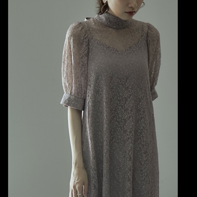 インナー付きバックリボンレースドレス www.nickstellino.com