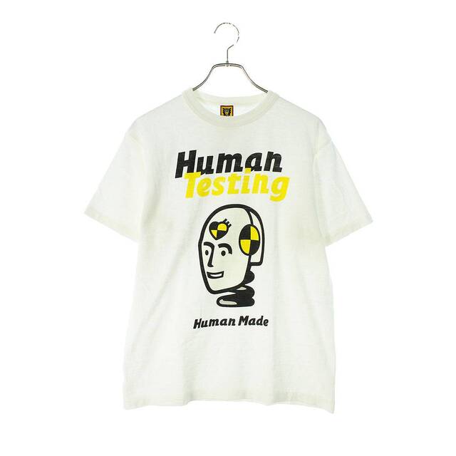 ヒューマンメード ×エイサップロッキー ASAP Rocky 22SS HUMAN TESTING T-SHIRT ロゴプリントTシャツ メンズ M