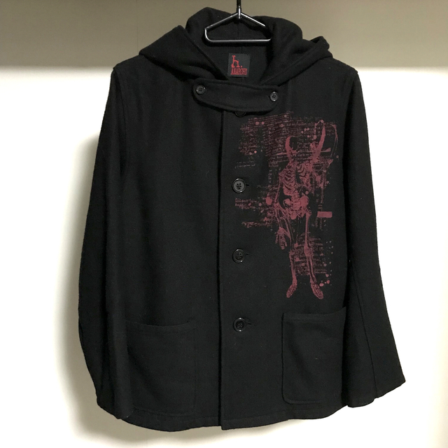 送料込】h.NAOTO ANARCHY アナーキー コート フード付き www