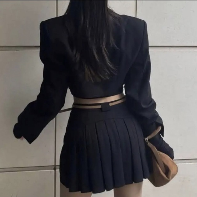melt the lady メルトザレディ back pleats skirt