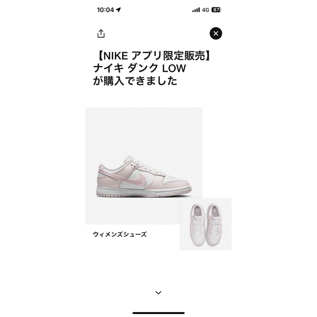 NIKE - NIKE wmns ダンクlow ピンクペイズリーの通販 by ガッパ's shop