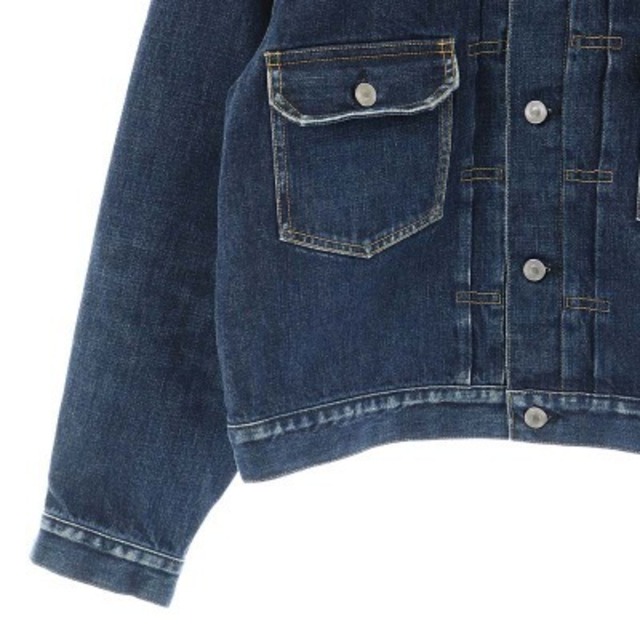 アプレッセ 22AW デニムジャケット ジージャン 前開き 44 青 | www
