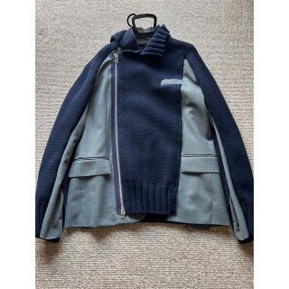 サカイ(sacai)のsacai ジップカーディガン(カーディガン)