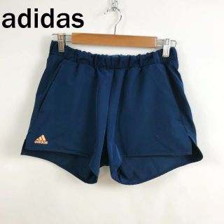 アディダス(adidas)の【人気】アディダス ショートパンツ スポーツウェア ブルー サイズM レディース(ショートパンツ)