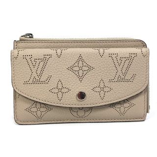 ルイヴィトン(LOUIS VUITTON)のルイヴィトン LOUIS VUITTON ポルトカルト レクト ヴェルソ M81287 モノグラムマヒナ コインケース キーケース  カードケース モノグラムマヒナレザー ガレ ベージュ系 美品(パスケース/IDカードホルダー)