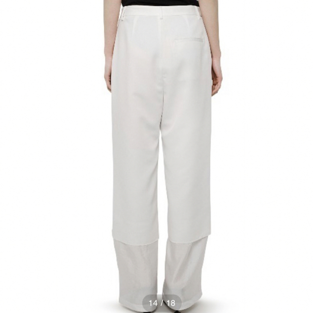 ルシェルブルー Contrasting Fabric Pants パンツ-
