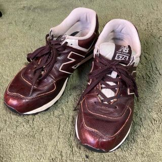 ニューバランス(New Balance)のNEW BALANCE ML574LUA ブラウン 28.5㎝(スニーカー)