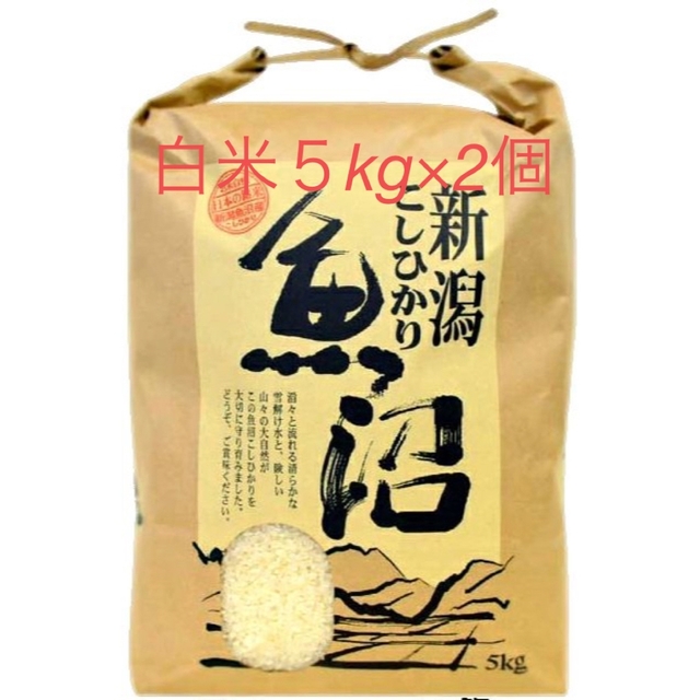 コシヒカリBL産年令和4年産魚沼産コシヒカリ　白米5kg×2個★津南町産コシヒカリ04