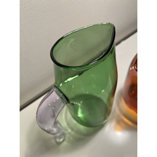 HAY Jug S & L共2件 Glass インテリア/住まい/日用品のキッチン/食器(食器)の商品写真